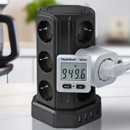Skaitmeninis energijos skaitiklis PeakTech 9034