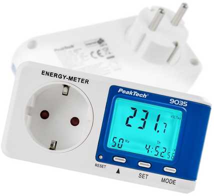 Skaitmeninis energijos skaitiklis PeakTech 9035