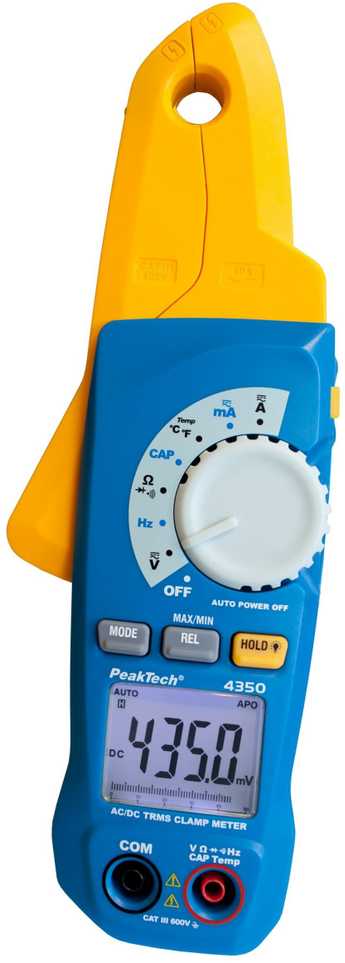 „PeakTech 4350 RMS“ skaitmeninis srovės matuoklis