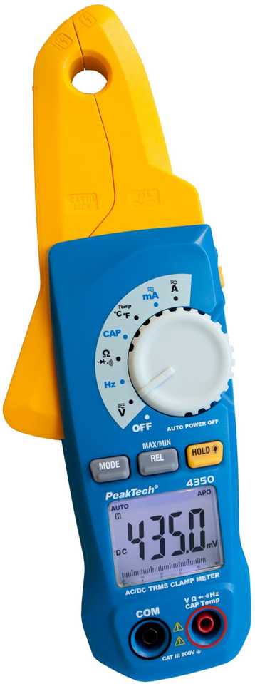 „PeakTech 4350 RMS“ skaitmeninis srovės matuoklis