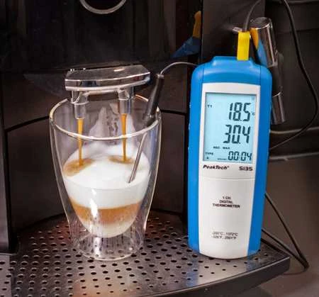 „PeakTech 5135“ 1 kanalo skaitmeninis temperatūros matuoklis