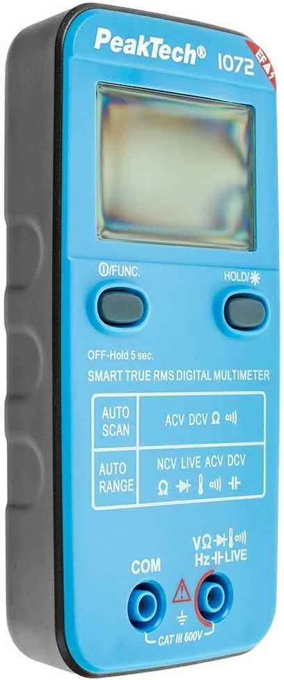 „PeakTech P 1072“ 600 V AC/DC skaitmeninis multimetras