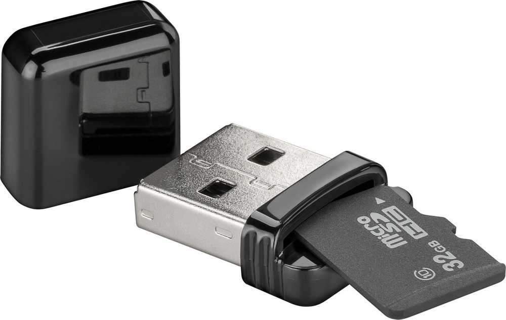 Goobay 38656 - Micro SD atminties kortelių skaitytuvas