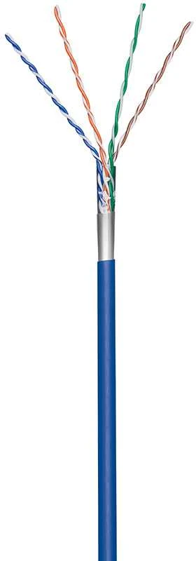 Goobay 93265 CAT 5e tinklo kabelis, F/UTP, 100 m, mėlynas