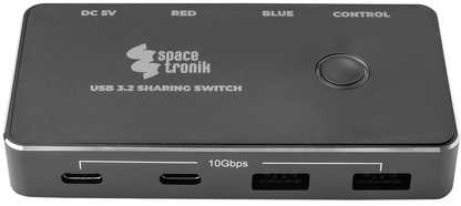 Spacetronik SPU-KVM03 KVM komutatorius 2/4 išėjimų USB 3.2 gen2 10Gbps