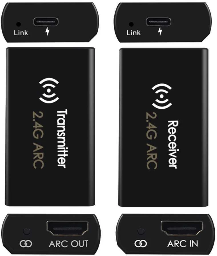 Spacetronik 2.4G ARC belaidis garso siųstuvas ir imtuvas