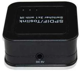 Spacetronik 3x1 SPDIF/Toslink jungiklis SPA-SF301T