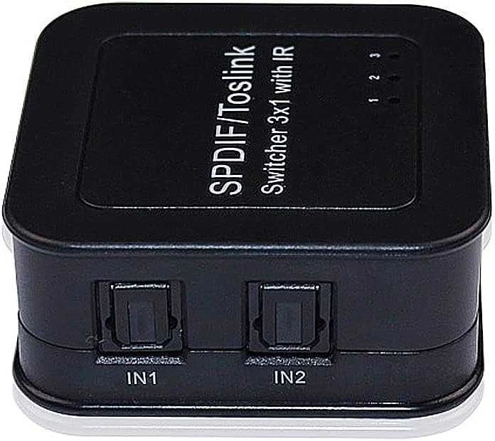 Spacetronik 3x1 SPDIF/Toslink jungiklis SPA-SF301T
