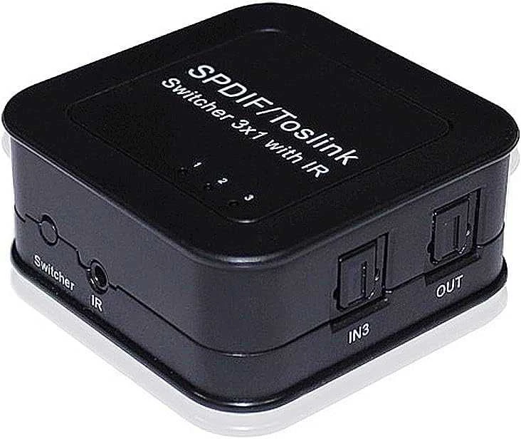 Spacetronik 3x1 SPDIF/Toslink jungiklis SPA-SF301T