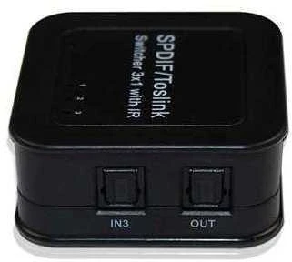 Spacetronik 3x1 SPDIF/Toslink jungiklis SPA-SF301T