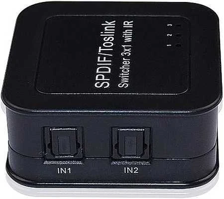 Spacetronik 3x1 SPDIF/Toslink jungiklis SPA-SF301T