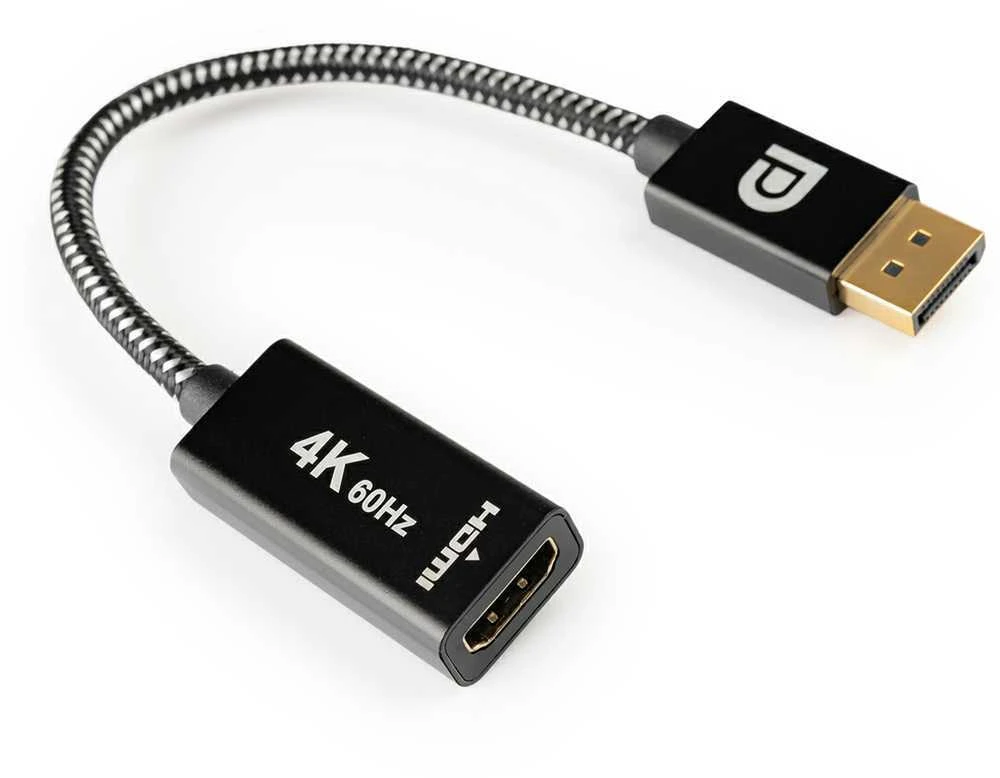 Spacetronik Adapterio DisplayPort kištukas – HDMI 4K lizdas SPD-H03