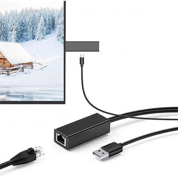 Spacetronik Mikro USB į RJ45 lizdo adapteris SPU-A03