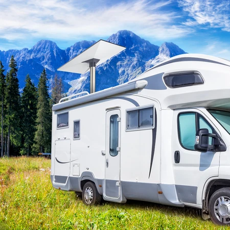 Spacetronik SSM13 adapteris – laikiklis prie stiebo, skirtas Starlink Gen. 3 antenai