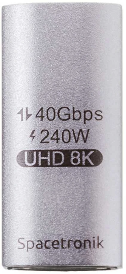 Spacetronik Adapteris USB-C ir USB-C USB4 8K 90st SPU-A21