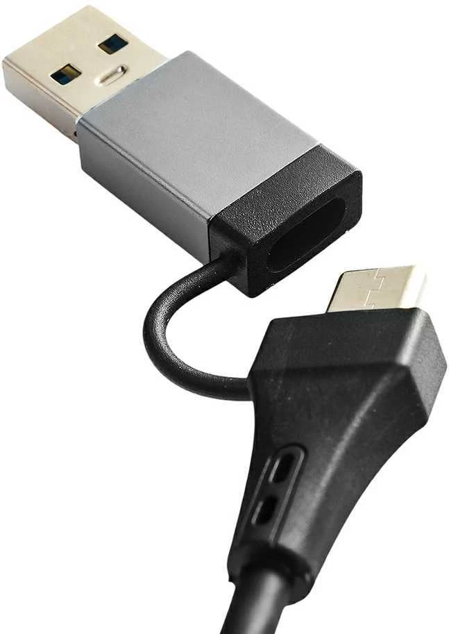 Spacetronik USB 3.0 į USB-C adapteris ir laidas