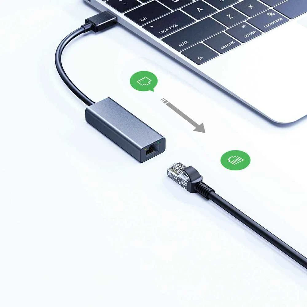 Spacetronik USB į RJ45 1000 Mbp LED adapteris SPU-A02
