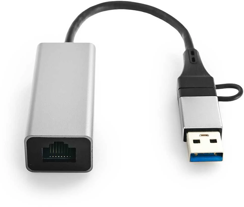 Spacetronik Karta LAN 1 Gigabit adapter USB-C USB 3.0 na RJ45