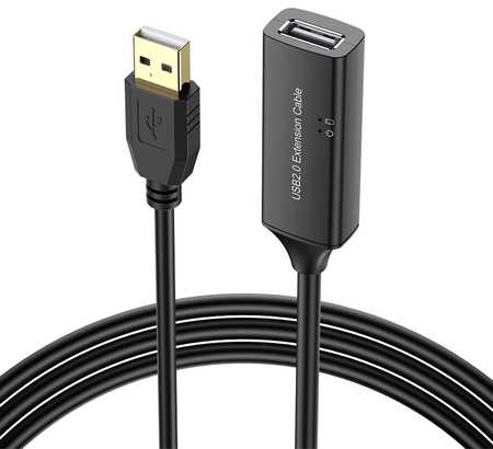 Spacetronik Aktyvus USB 2.0 prailgintuvas 10 metrų kabelis