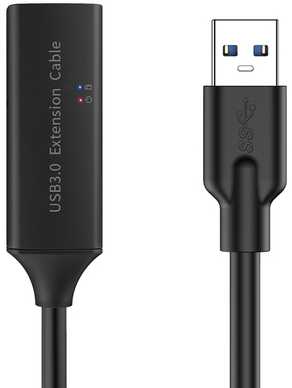 Spacetronik Aktyvus USB 3.0 prailginimo laidas su stiprintuvu, 15 m