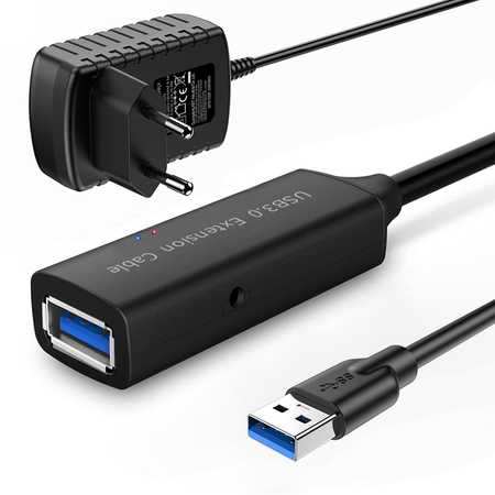 Spacetronik Aktyvus USB 3.0 prailginimo kabelis su stiprintuvu 5 m
