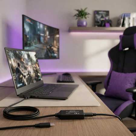 Spacetronik Aktyvus USB-C 3.0 prailginimo kabelis 15 m