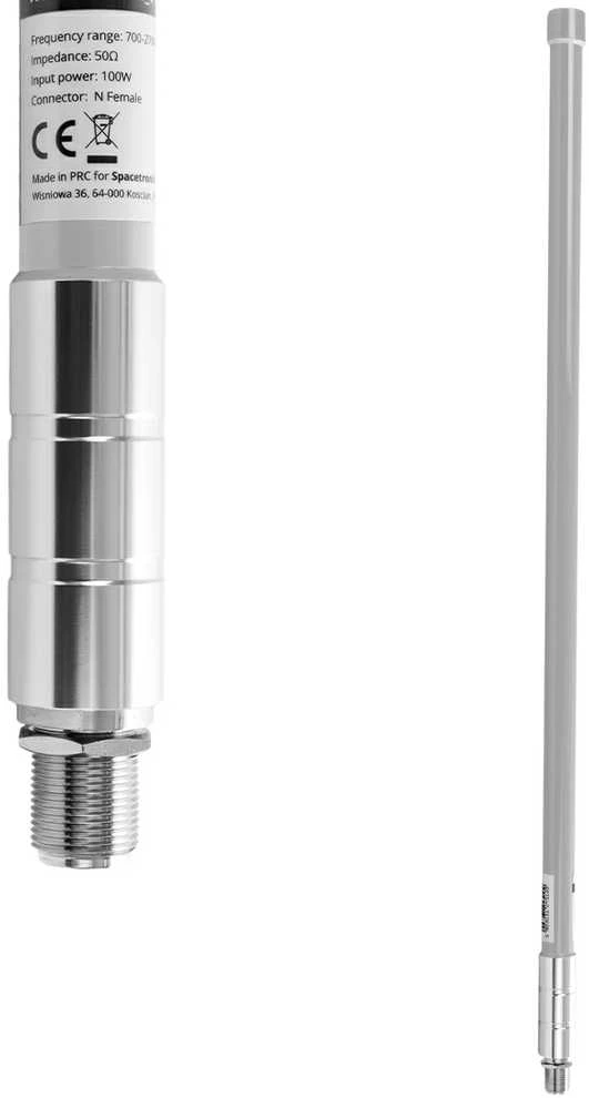 Spacetronik 10dBi įvairiakryptė antena 4G LTE OMNI N balta