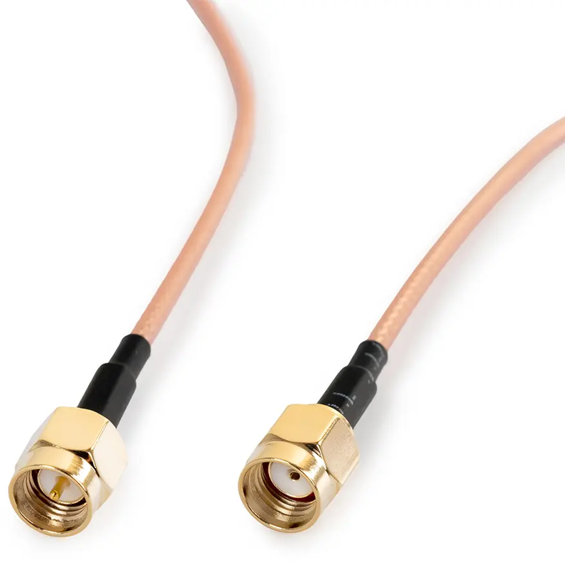 Spacetronik Antenos konektorius RP-SMA kištukas SMA kištukas 30 cm 0030B