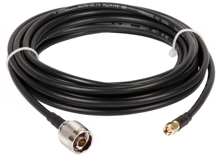 Spacetronik Antenos laidas, N kištukas, SMA kištukas LMR240, 10 m