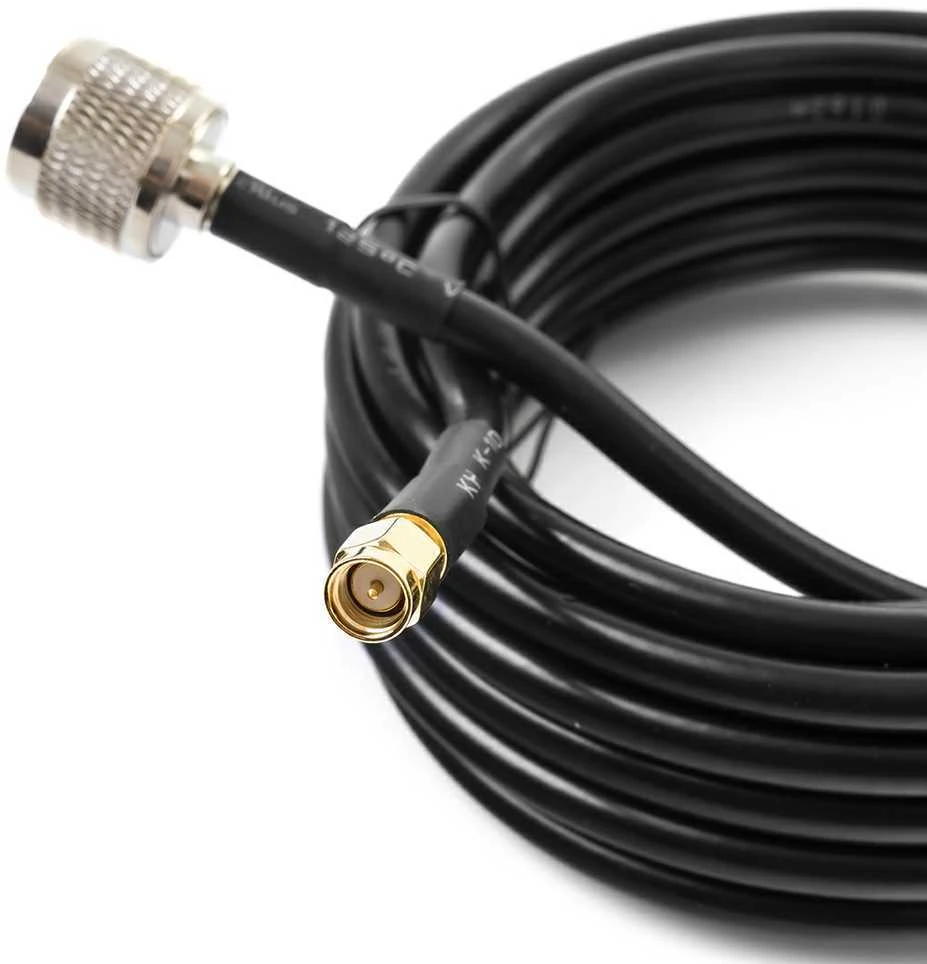 Spacetronik Antenos laidas, N kištukas, SMA kištukas LMR240, 3 m