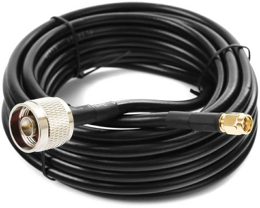 Spacetronik Antenos laidas, N kištukas, SMA kištukas LMR240, 4 m