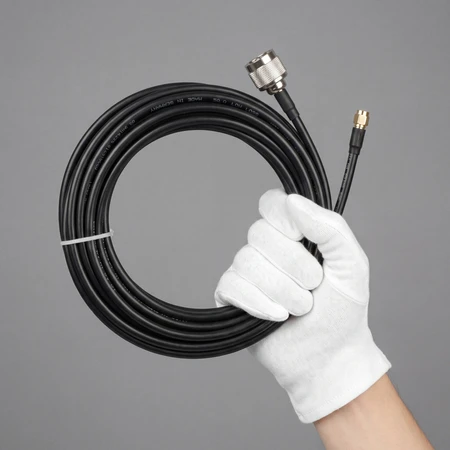 Spacetronik Antenos laidas, N kištukas, SMA kištukas LMR240, 10 m