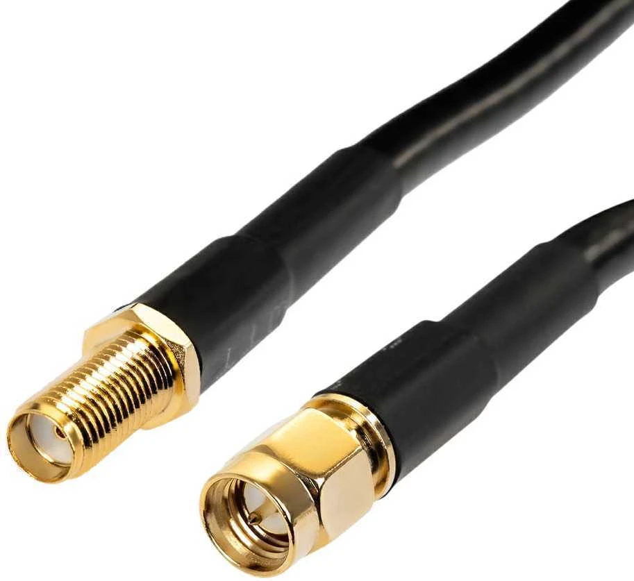 Spacetronik Antenos laidas, SMA kištukas, SMA lizdas LMR240, 5m