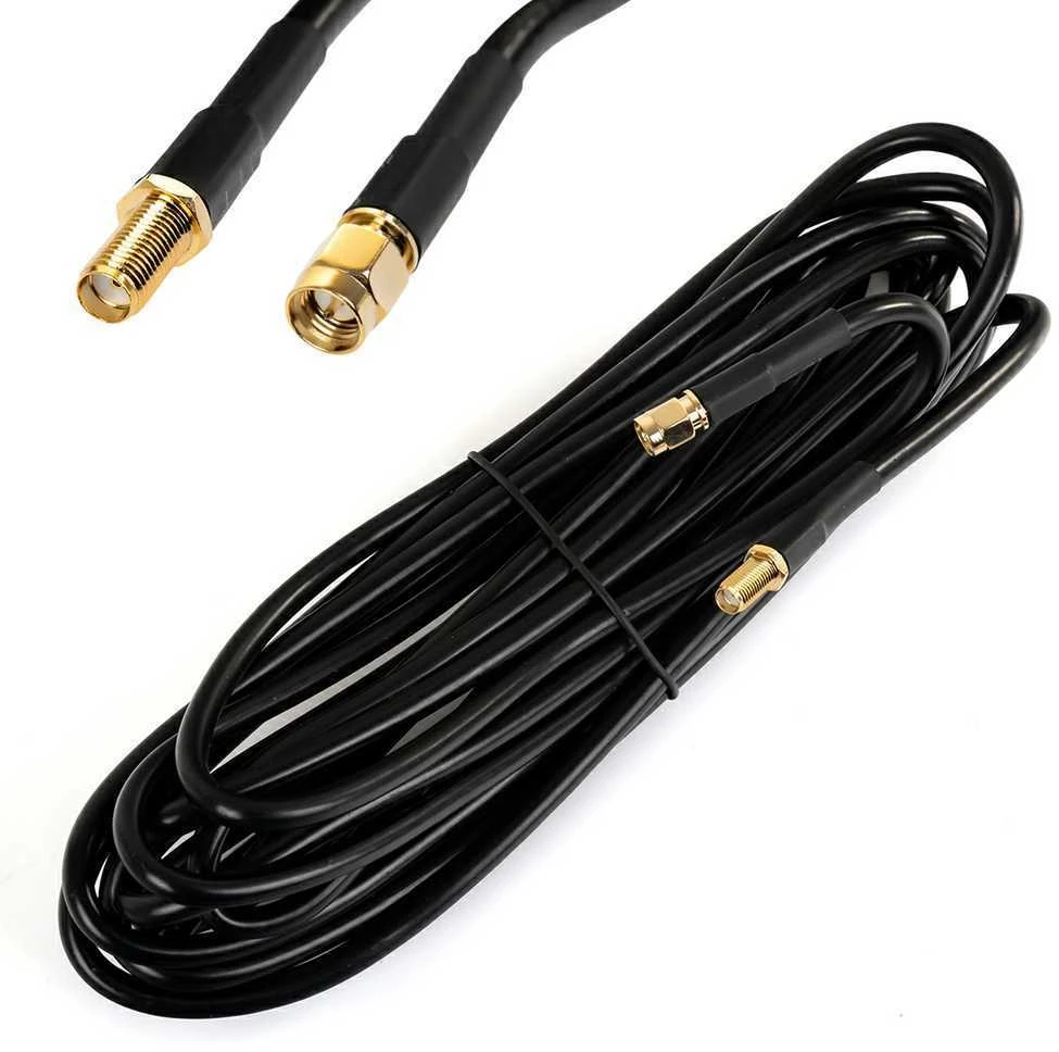 Spacetronik Antenos laidas, SMA kištukas, SMA lizdas LMR240, 10 m