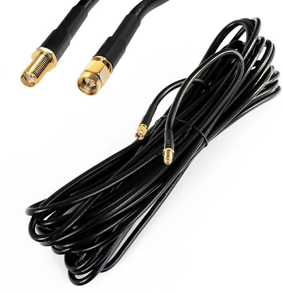 Spacetronik Antenos laidas, SMA kištukas, SMA lizdas LMR240, 5m