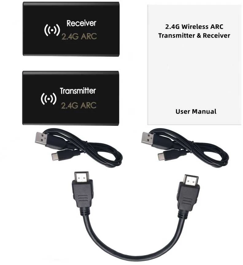 Spacetronik 2.4G ARC belaidis garso siųstuvas ir imtuvas