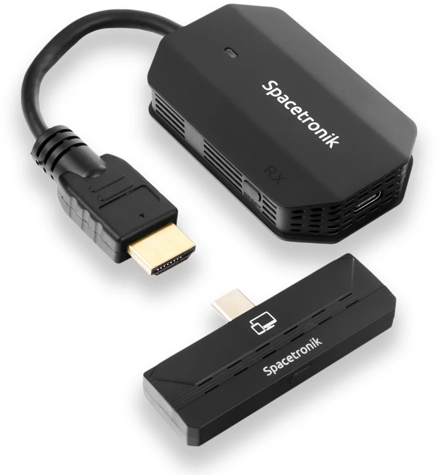 Spacetronik Belaidis USB-C į HDMI siųstuvas SPH-CW32