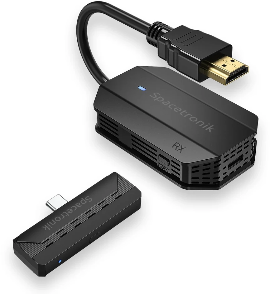Spacetronik Belaidis USB-C į HDMI siųstuvas SPH-CW32