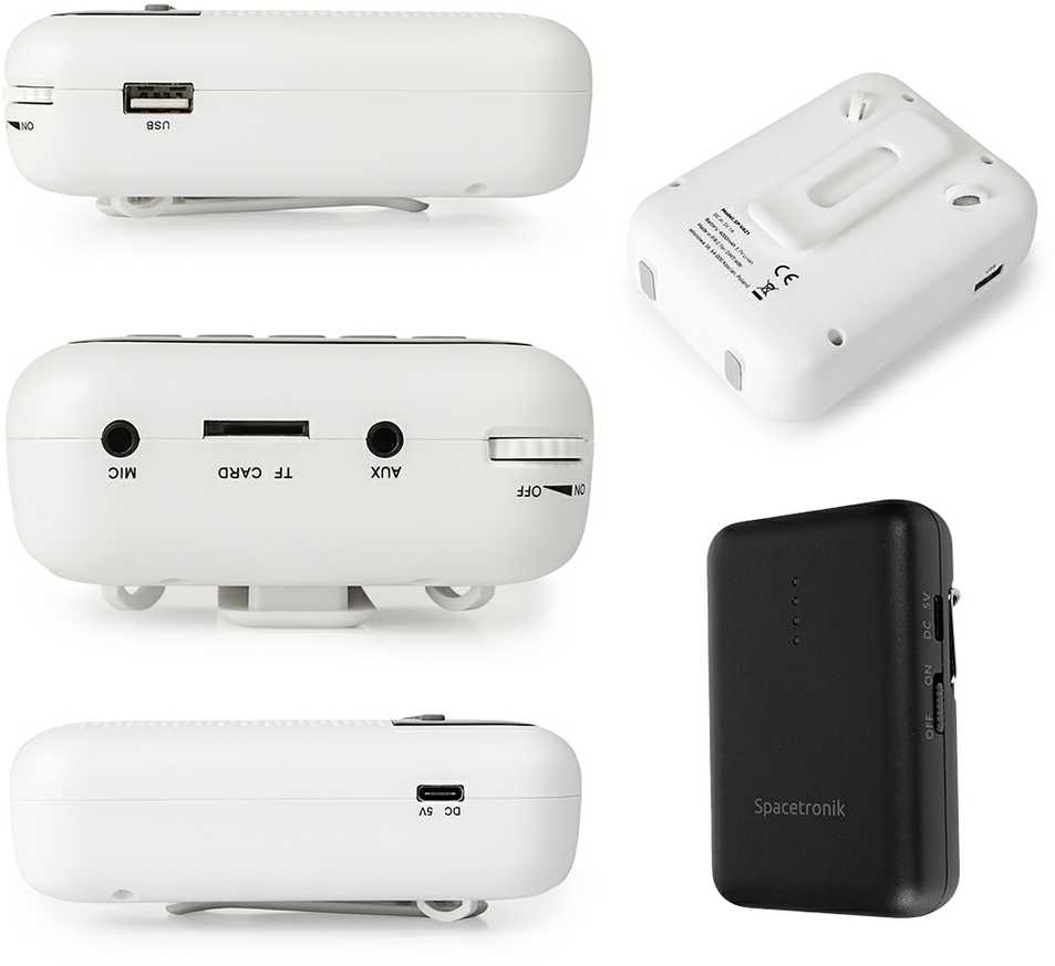 Spacetronik Belaidis balso stiprintuvas SP-VA22 UHF SP-VA22
