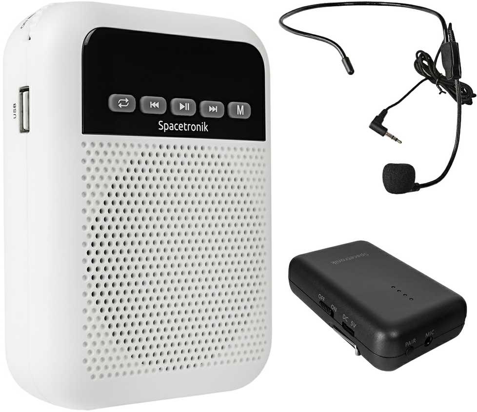 Spacetronik Belaidis balso stiprintuvas SP-VA22 UHF SP-VA22