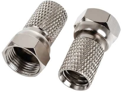 Spacetronik Big Nut prisukamas F kištukas 7.0mm/20mm TV-FT04 1 vnt