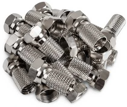 Spacetronik Big Nut prisukamas F kištukas 7.0mm/20mm TV-FT04 1 vnt