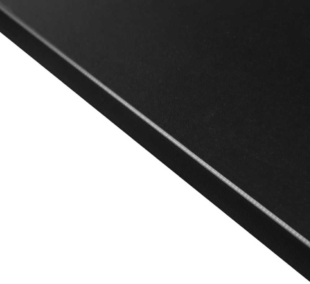Spacetronik Blat biurka universalus 100x60x1.8 cm Juodas P SPT