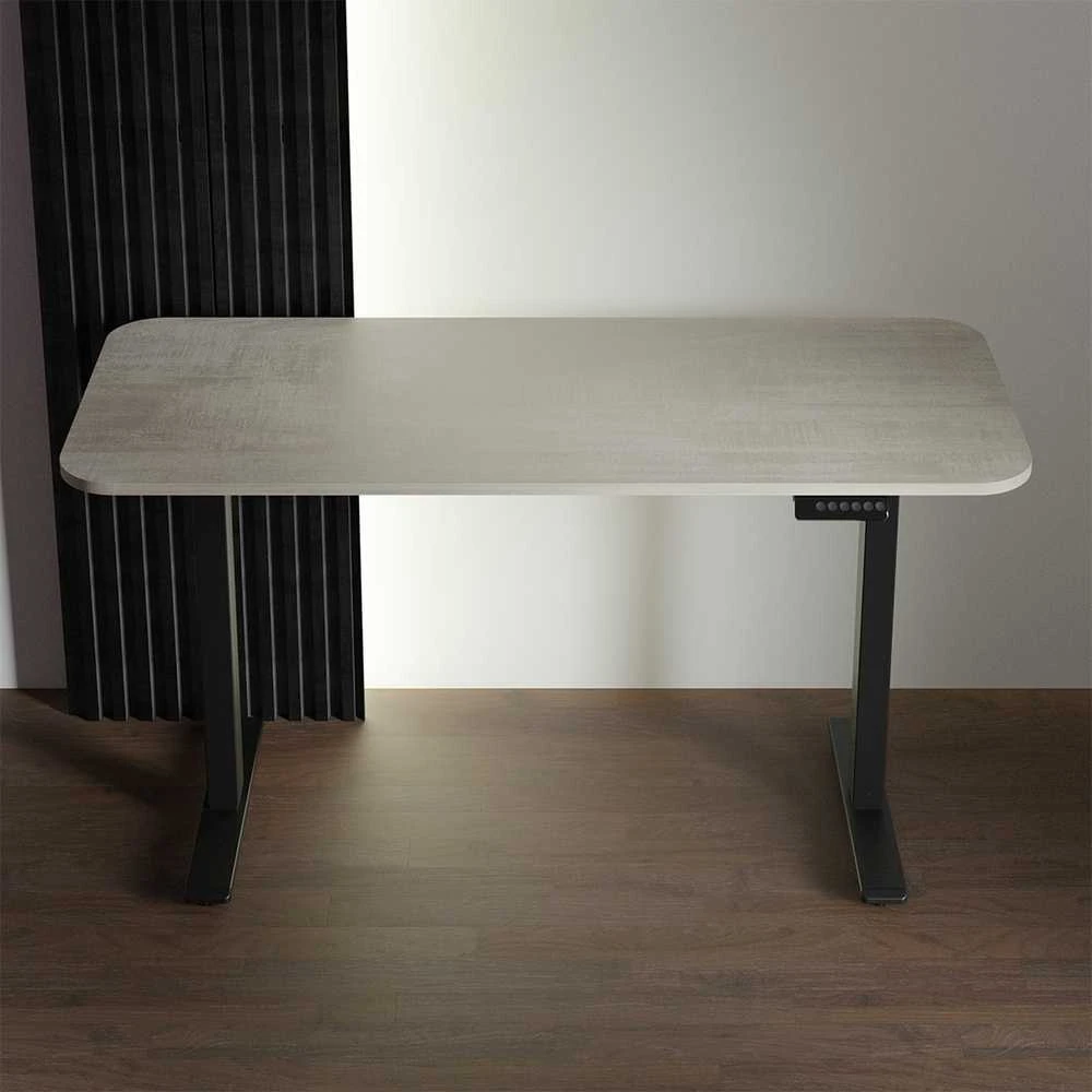 Spacetronik Universalus stalviršis 120x60x1.8cm Kaskada rusvai gelsvas