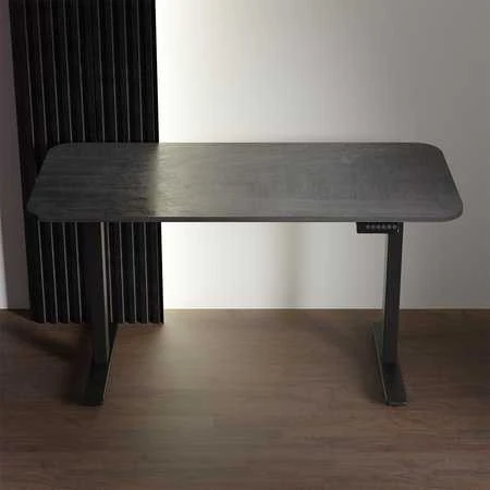 Spacetronik Universalus stalviršis 138x80x1.8cm Kaskada Juodas