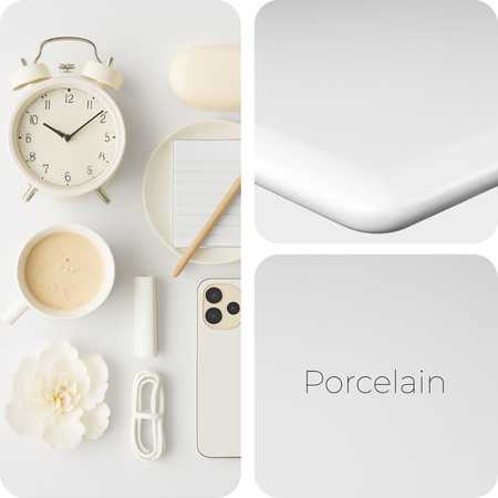 Spacetronik MDF stalviršis, dažytas milteliniu būdu, 180x80x2,5 Porcelain S