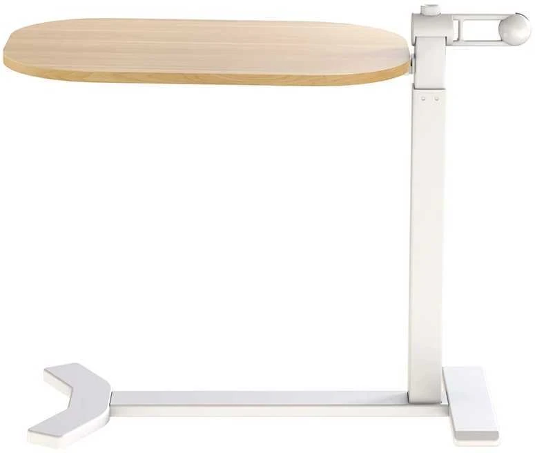 Spacetronik Buddy 06 stalas su rankiniu reguliavimu, balta mediena