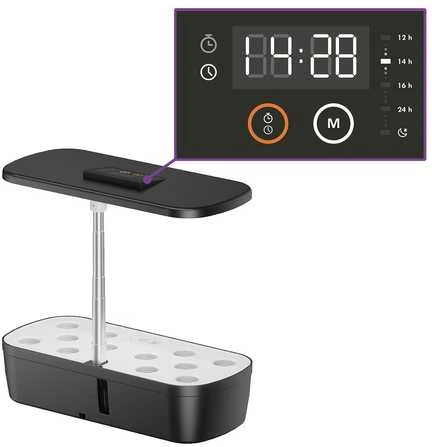 Spacetronik Augalų vazonas su LCD ekranu SPGC10B