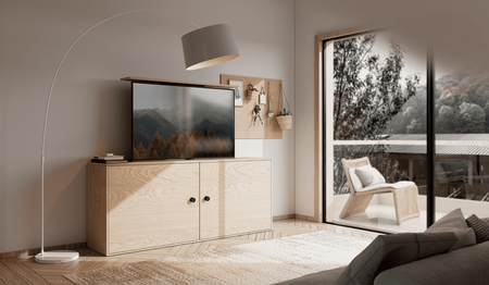 Laikiklis Spacetronik Elektrinis ištraukiamas TV keltuvas SPE-T SPET13S