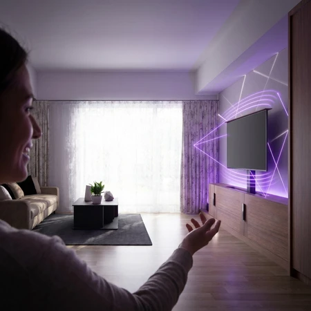 Laikiklis Spacetronik Elektrinis ištraukiamas TV stovas su keltuvu SPE-T14